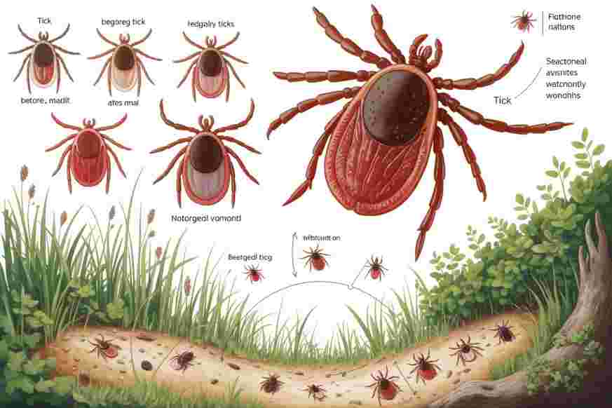 Signs of ticks in your yard