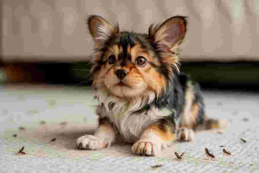 Signs of fleas