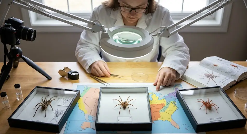 How to identify a spider
