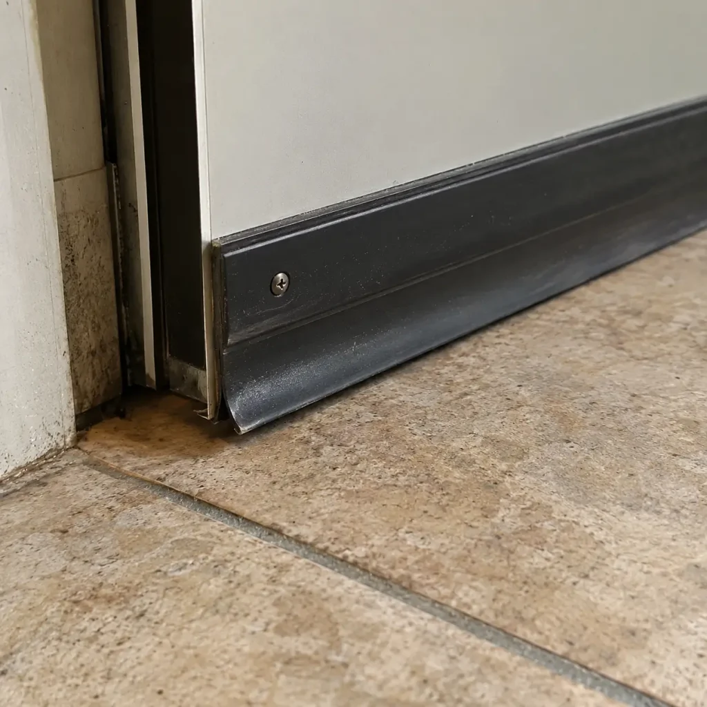 the door sweep or repaired screen at your house.